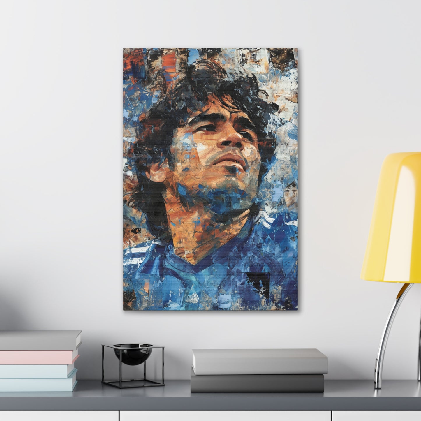 Maradona's Legacy: Artistic Tribute in Athletic Splendor - Athletic Expressions Canvas