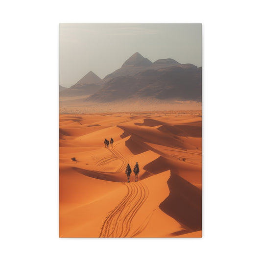 Eternal Sands: Vast Arid Beauty - Gaia Canvas