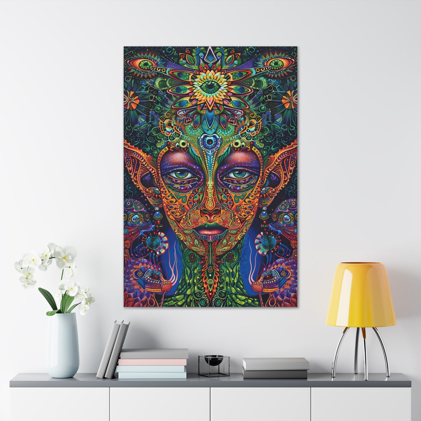 Mystic Voyage: Psychedelic Dreamscape - Psychedelica Canvas