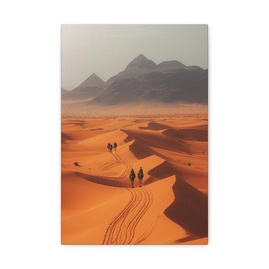 Eternal Sands: Vast Arid Beauty - Gaia Canvas