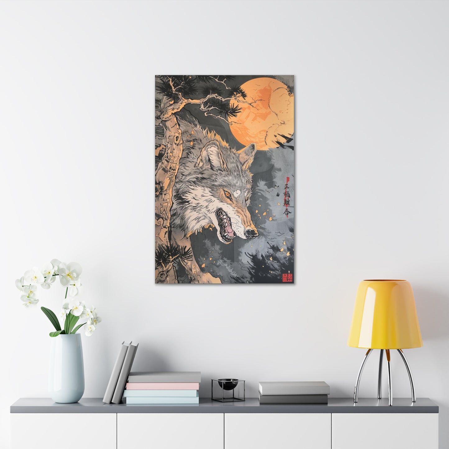 Mystic Guardian - Ukiyo-e Canvas