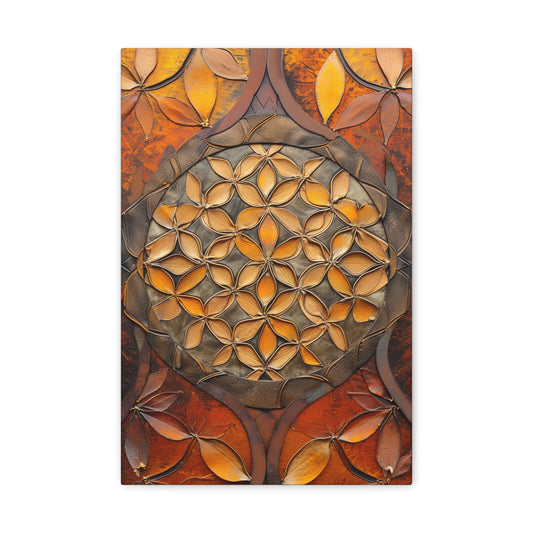 Luminous Tranquility - Sacred Geometry Canvas