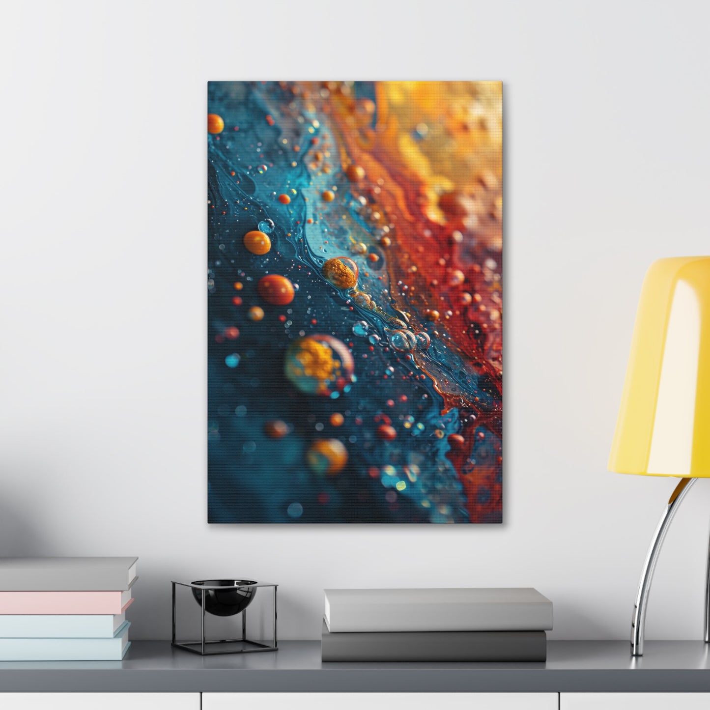 Ephemeral Effervescence - Abstract Harmony Canvas