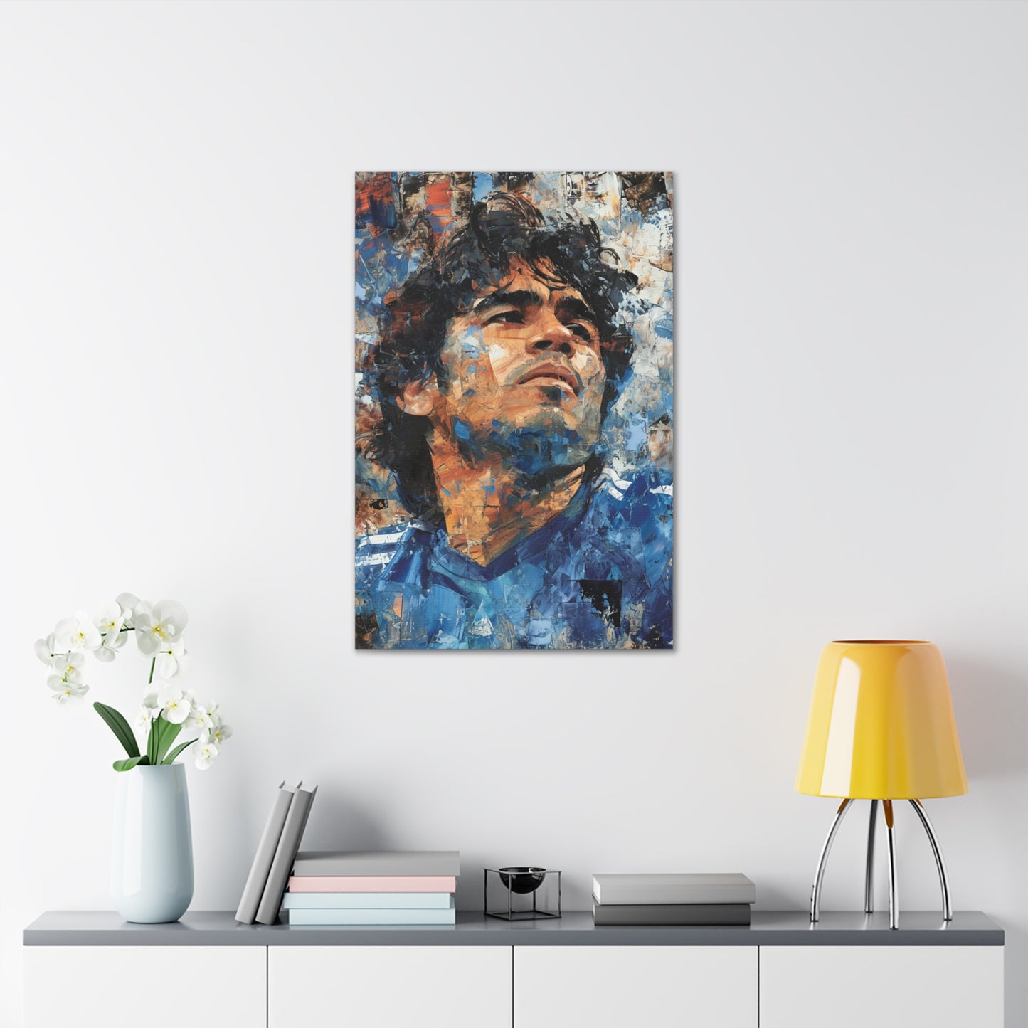 Maradona's Legacy: Artistic Tribute in Athletic Splendor - Athletic Expressions Canvas