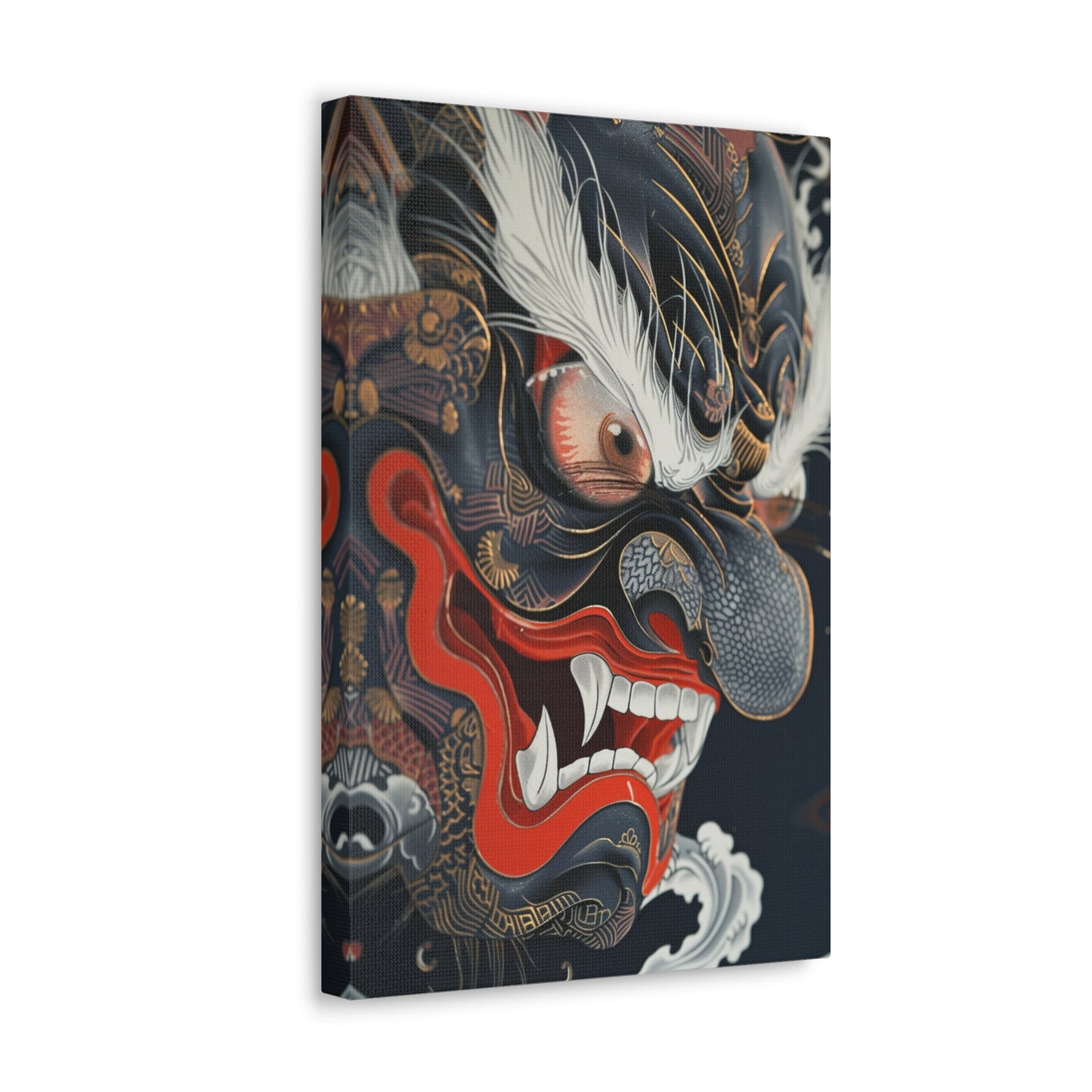 Shadowed Guardian - Ukiyo-e Canvas