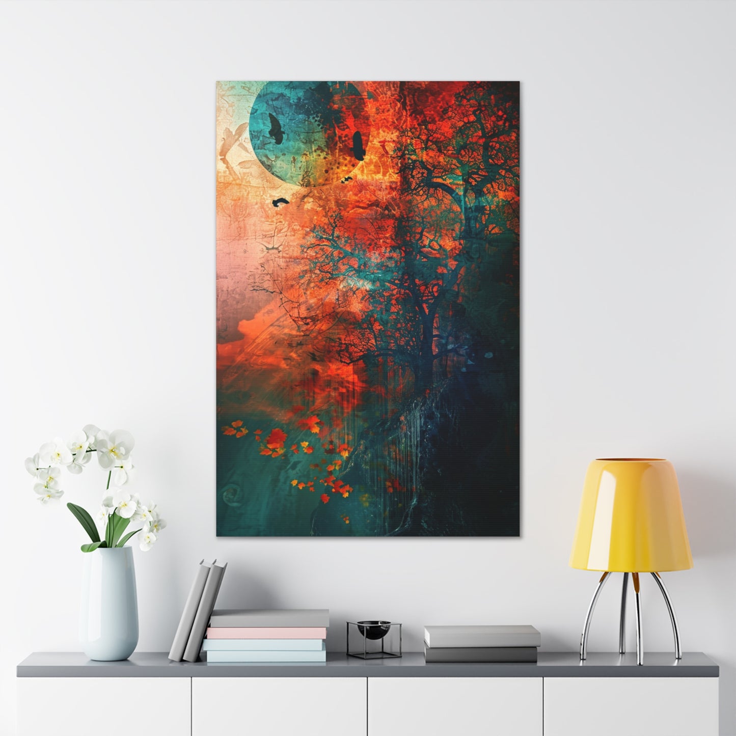 Ethereal Nocturne - Abstract Harmony Canvas