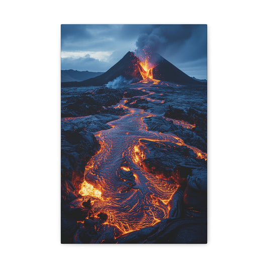 Fury Unleashed: Volcanic Eruption - Gaia Canvas