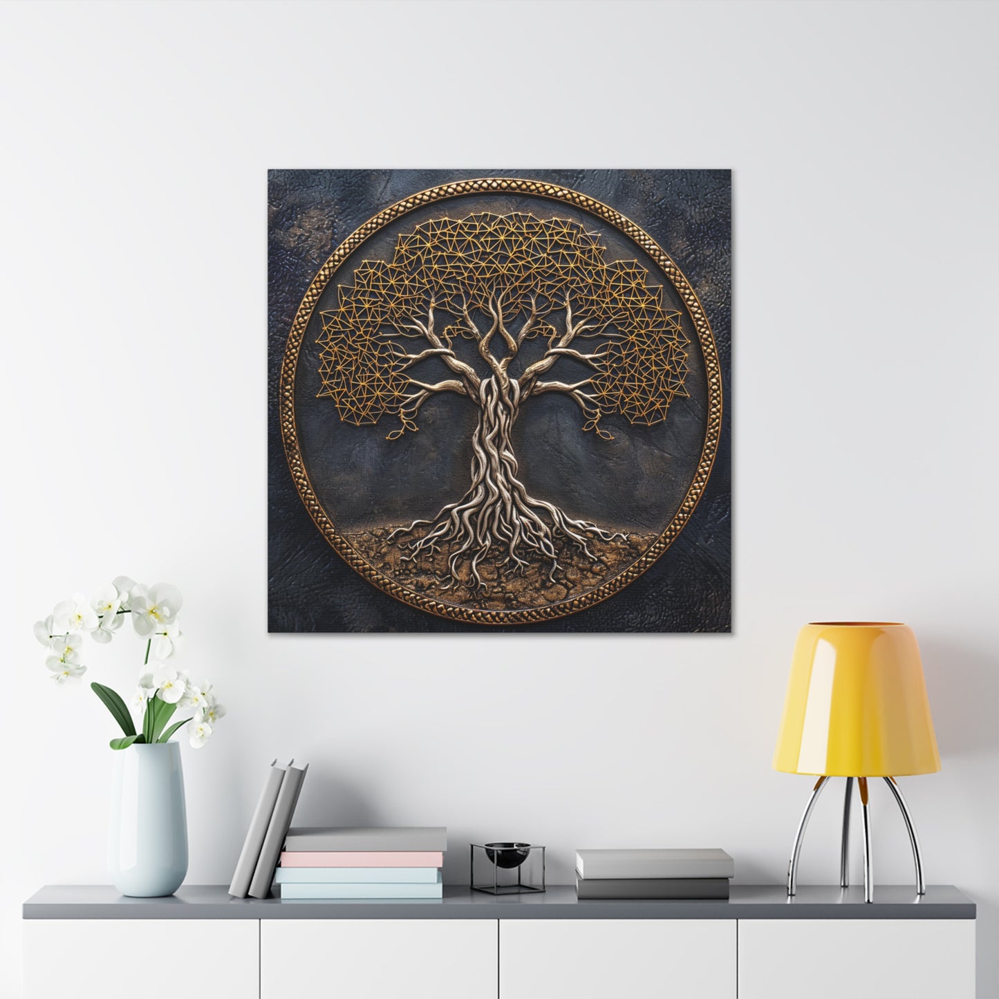 Sylvan Wisdom - Sacred Geometry Canvas