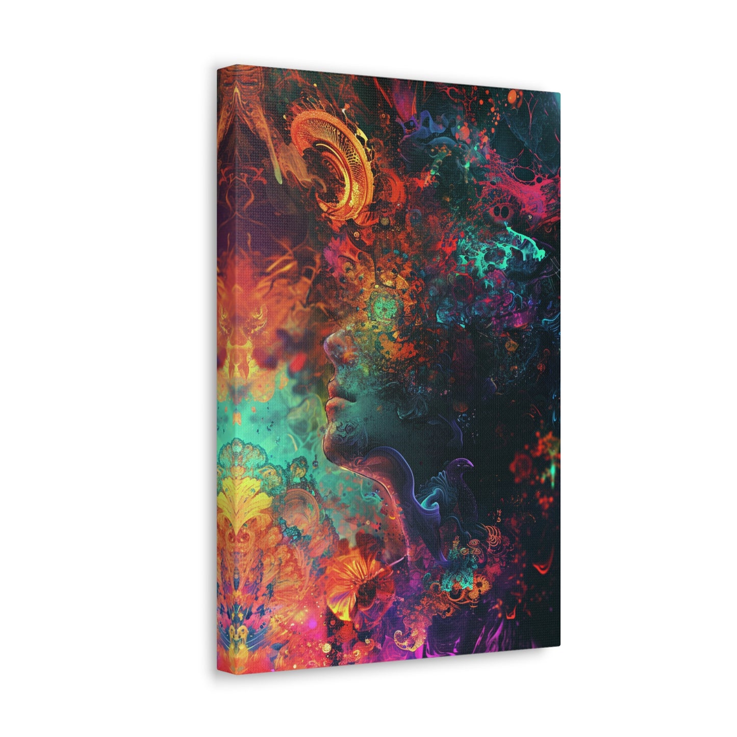 Mindscapes: A Journey Within - Abstract Harmony Canvas