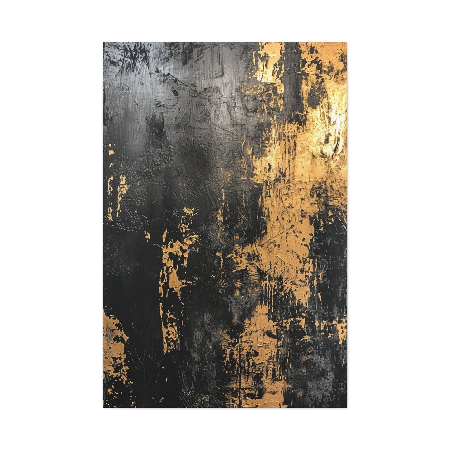 Eclipsed Radiance - Abstract Harmony Canvas