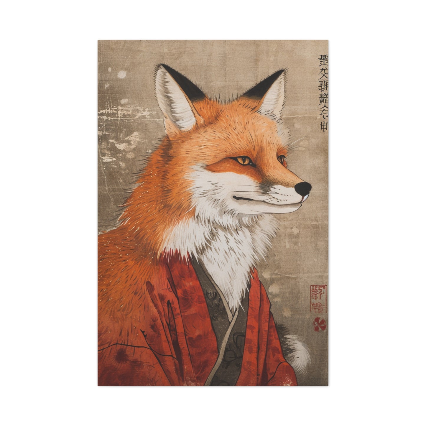 Foxfire Reverie - Ukiyo-e Canvas