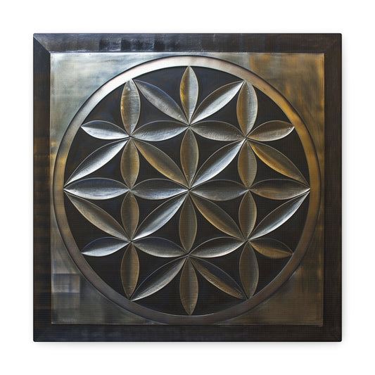 Harmony Unveiled - Sacred Geometry Canvas