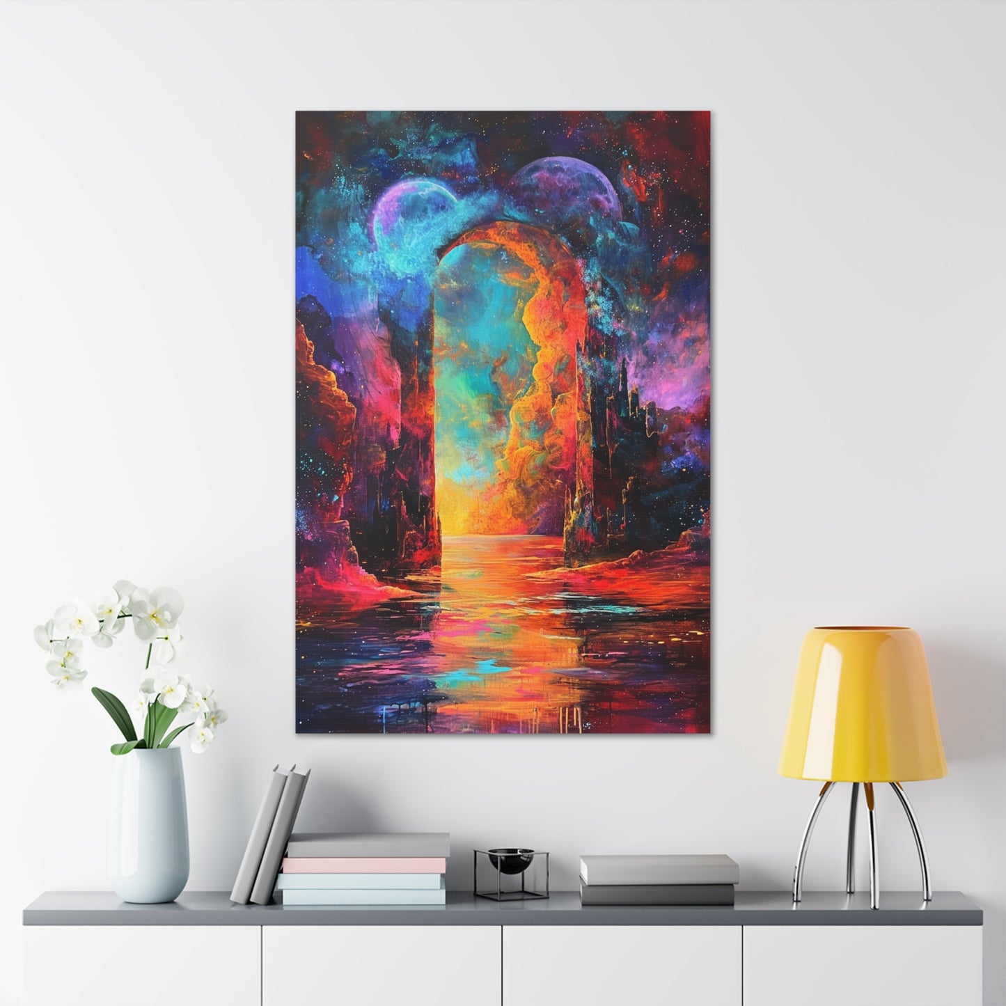 Threshold of Infinity - Abstract Harmony Canvas