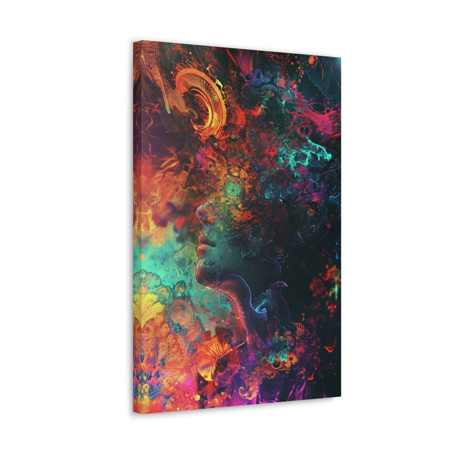 Mindscapes: A Journey Within - Abstract Harmony Canvas