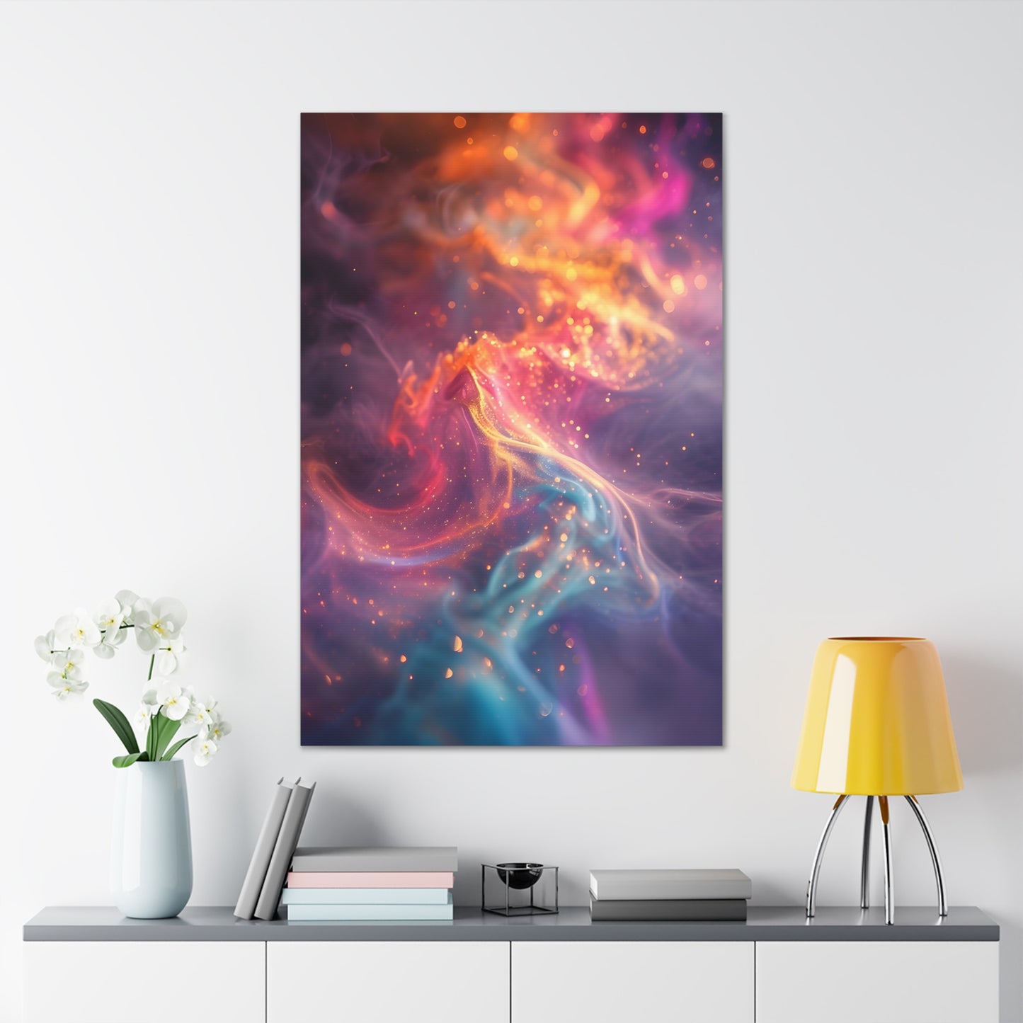 Cosmic Nebula - Consciousness Echoes Canvas