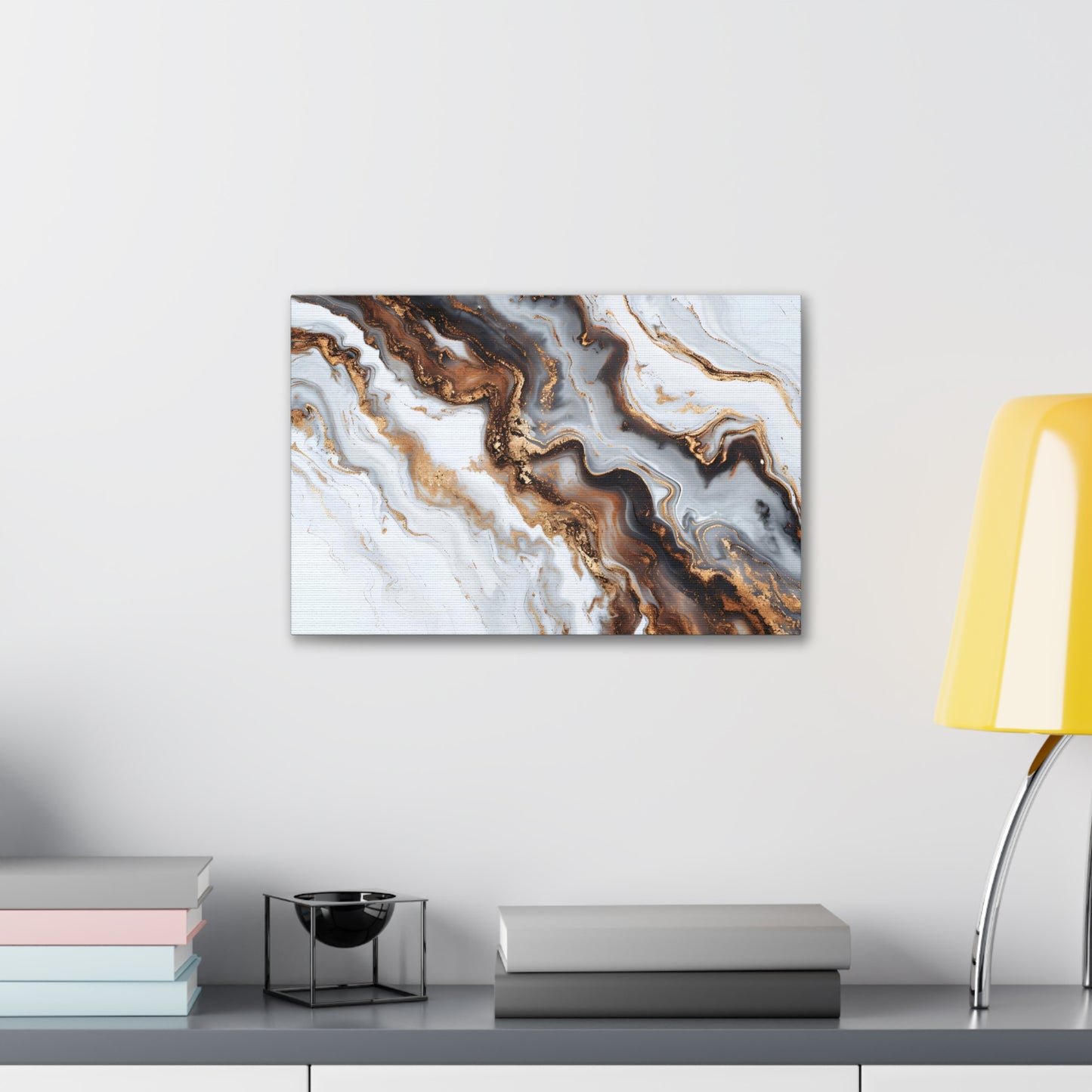 Marbleized Whispers - Marbleized Canvas