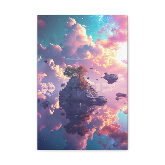 Solitude's Embrace - Celestial Dreams Canvas