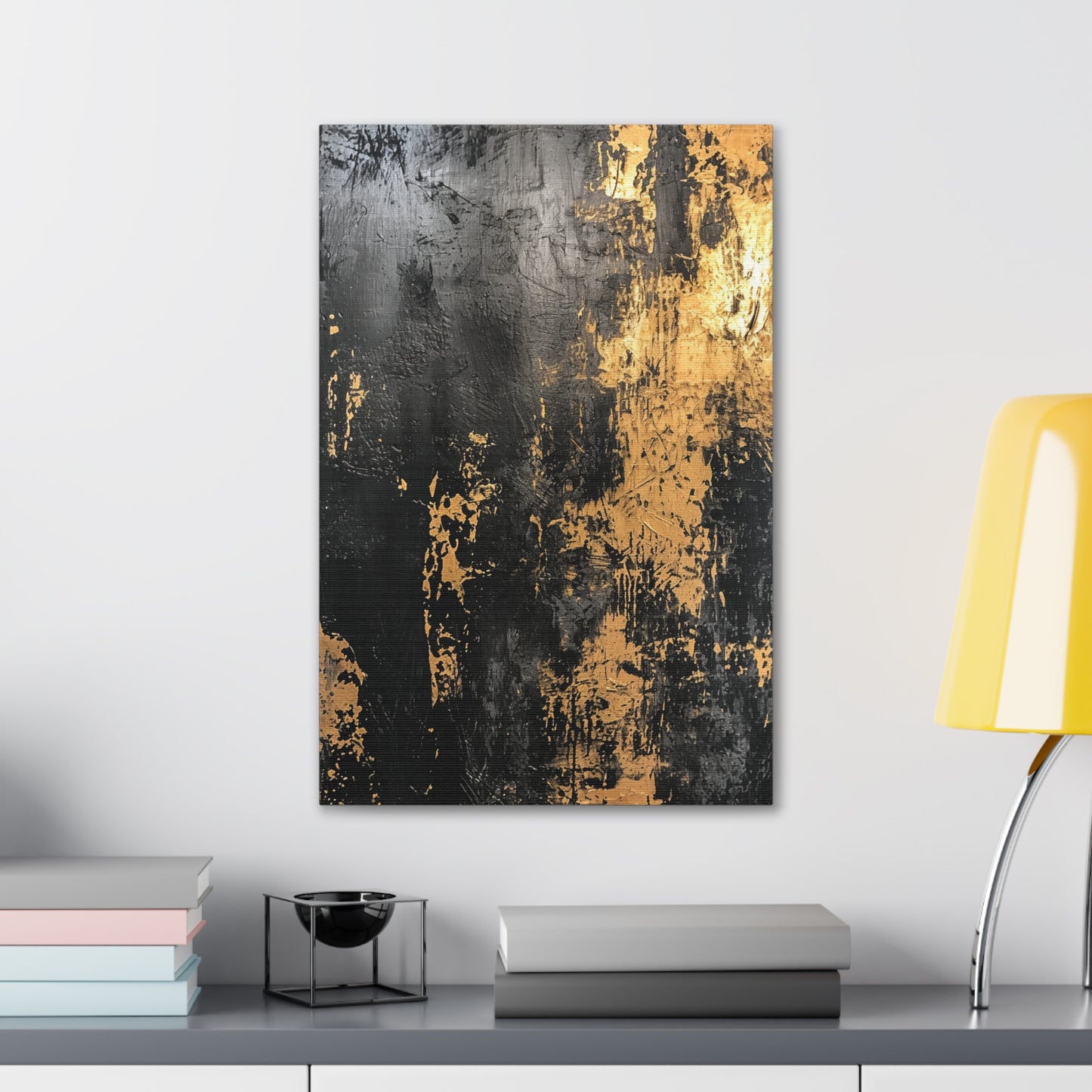 Eclipsed Radiance - Abstract Harmony Canvas