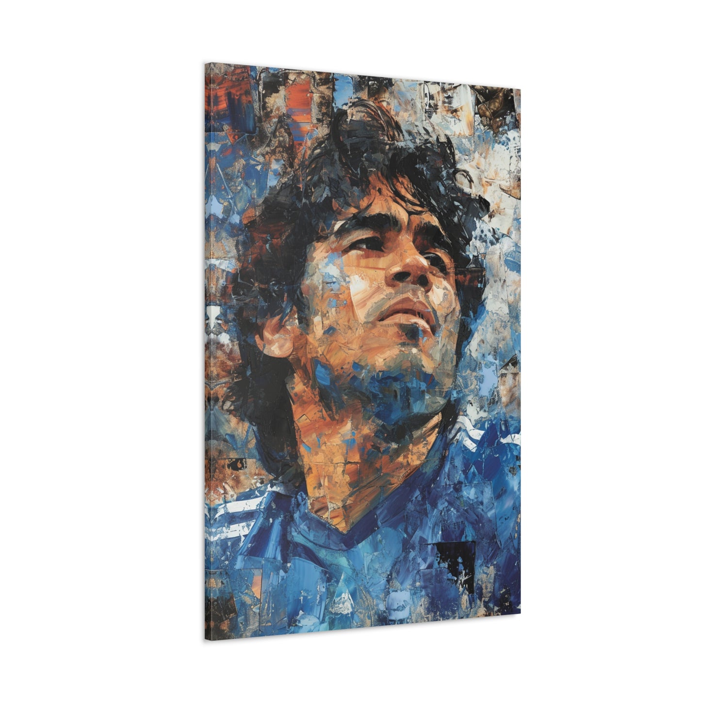 Maradona's Legacy: Artistic Tribute in Athletic Splendor - Athletic Expressions Canvas