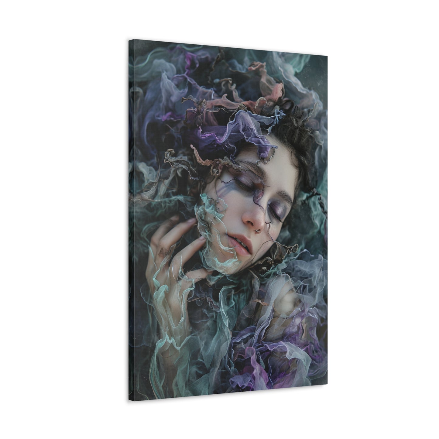 Harmony in Lament: Serene Banshee's Whisper - Creatures from Beyond Canvas