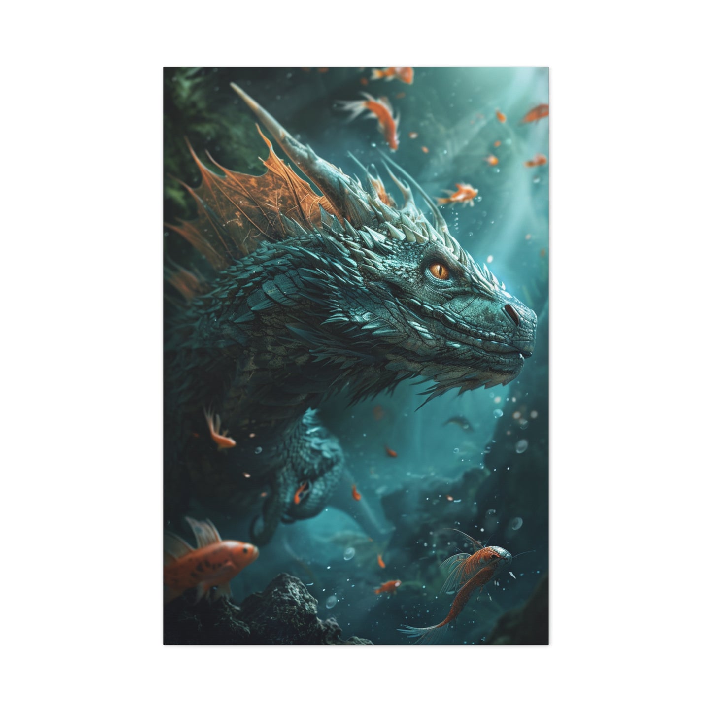 Aqua Sovereign: Guardian of the Ocean's Depths - Creatures from Beyond Canvas