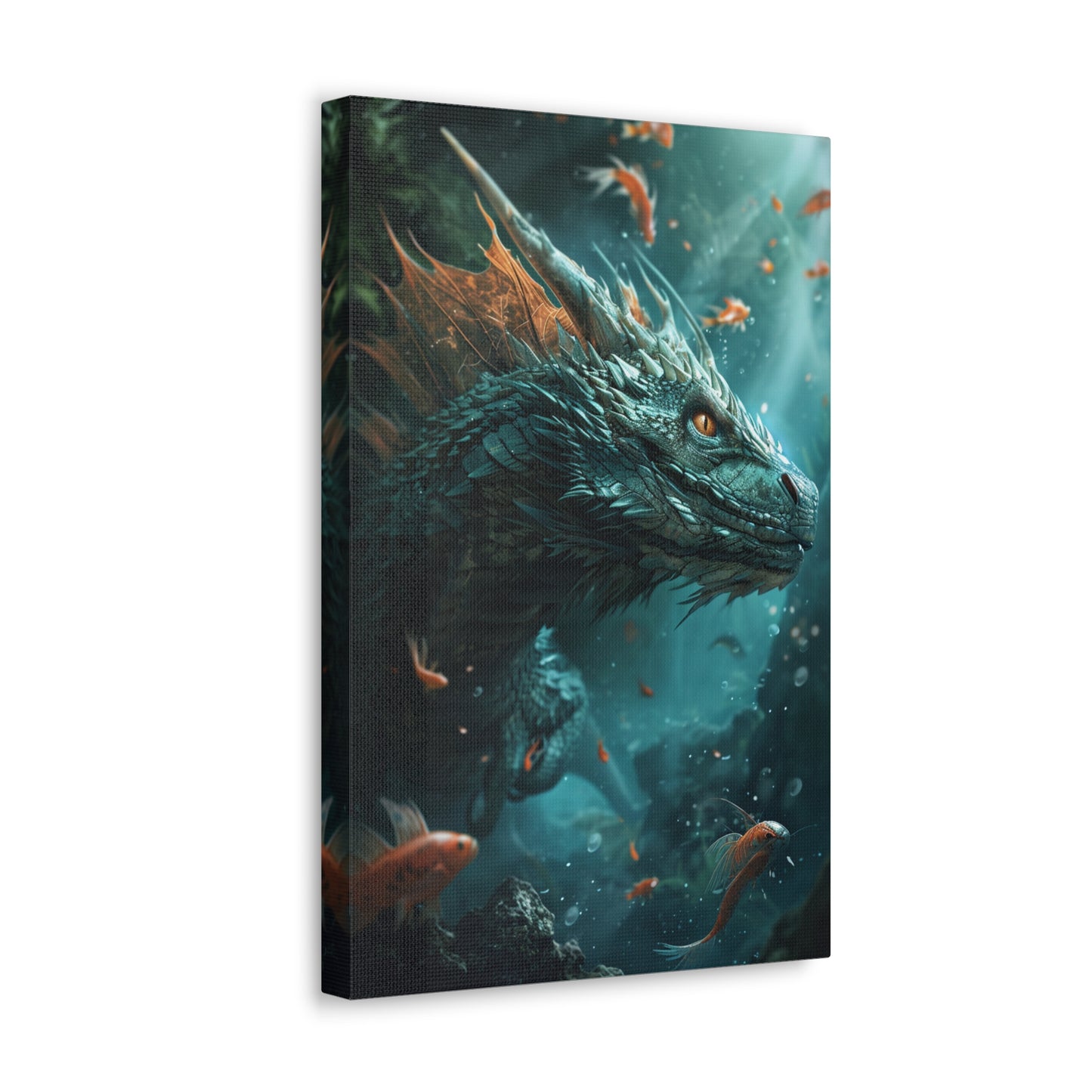 Aqua Sovereign: Guardian of the Ocean's Depths - Creatures from Beyond Canvas