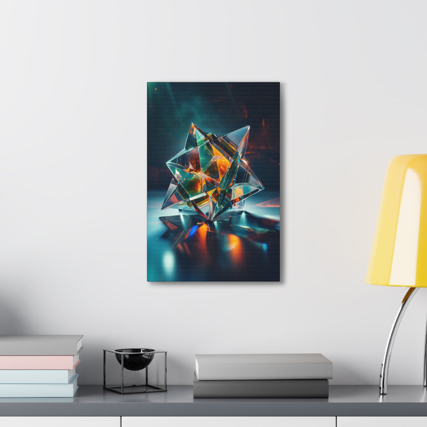 Stellar Nexus: Guardian of Esoteric Wisdom - Abstract Harmony Canvas