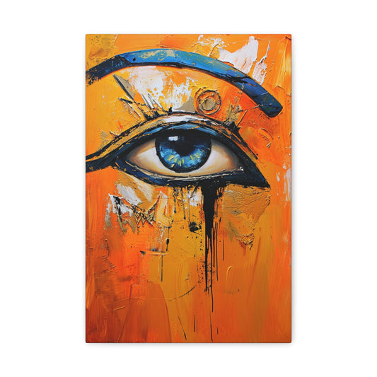 The Majestic Eye of Horus - Divine Deities Canvas