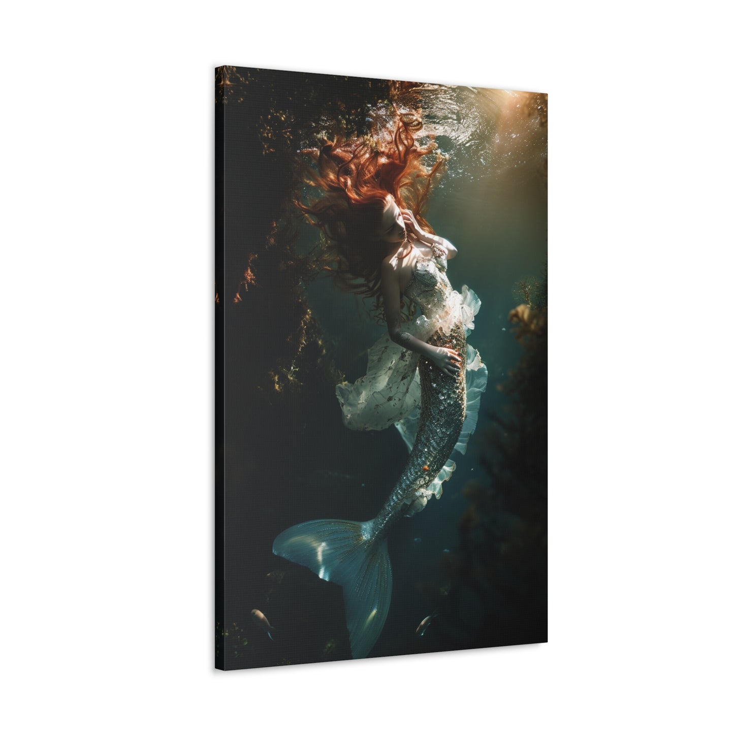 Sunlit Symphony: Siren of the Deep - Creatures From Beyond Canvas