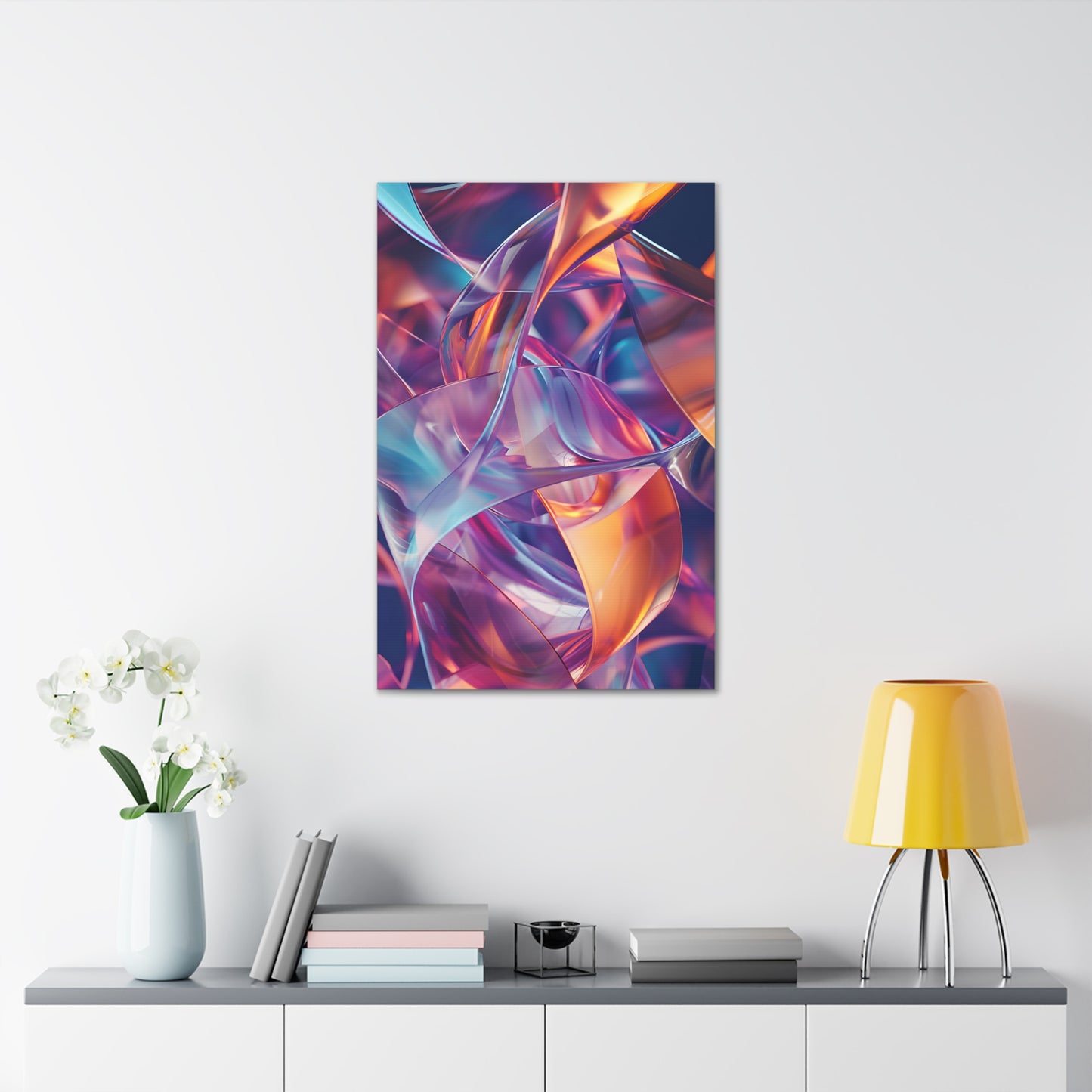 Loving Geometry: Harmonious Abstractions - Canvas