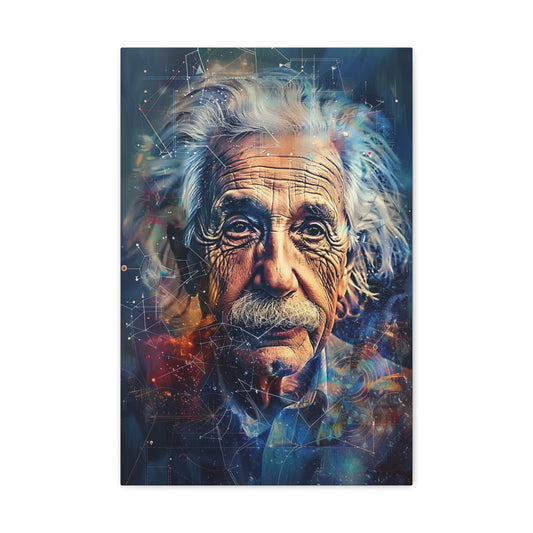 Einstein's Wisdom - Pop Culture Magic Canvas