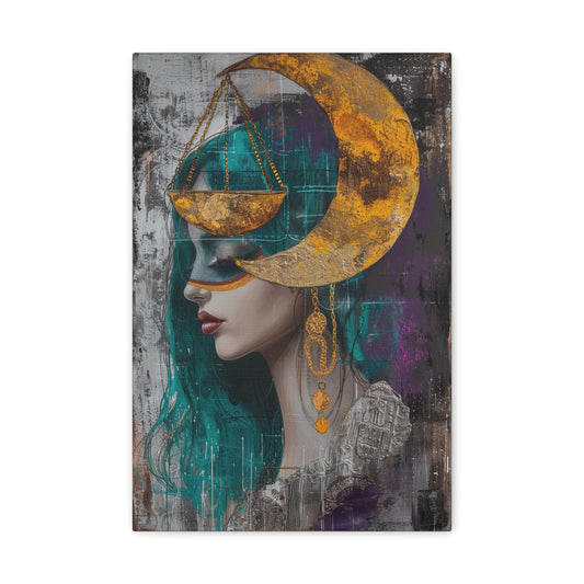 Stellar Mediator - Zodiac Whispers Canvas