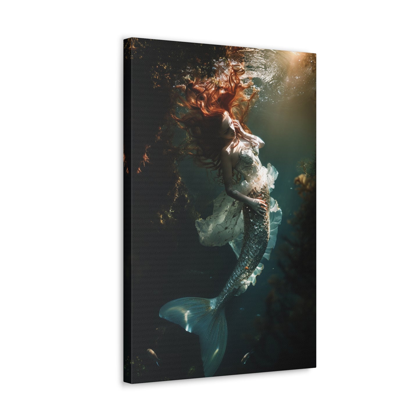 Sunlit Symphony: Siren of the Deep - Creatures From Beyond Canvas