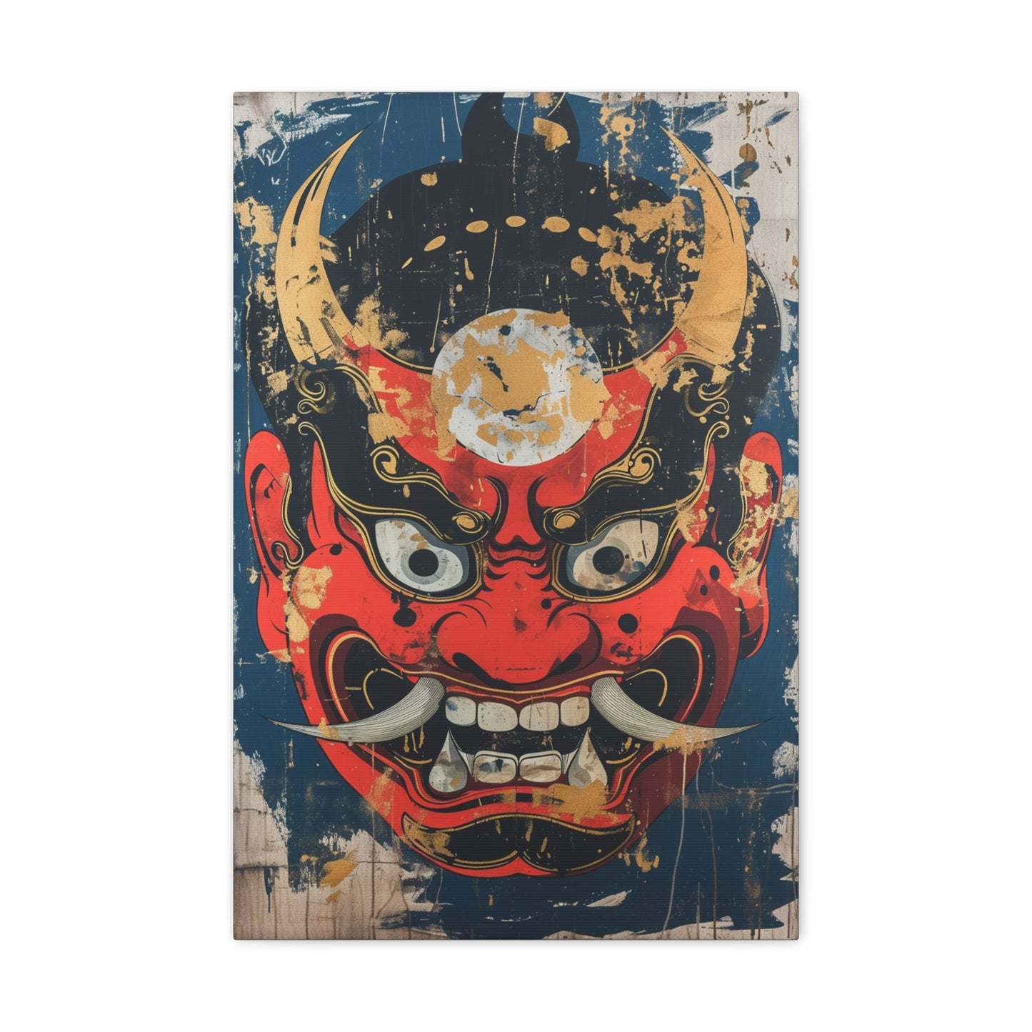 Oni's Veil - Ukiyo-e Canvas