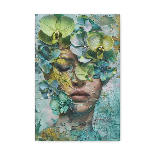 Floral Femme: Whispers of Nature's Muse - The Garden Canvas