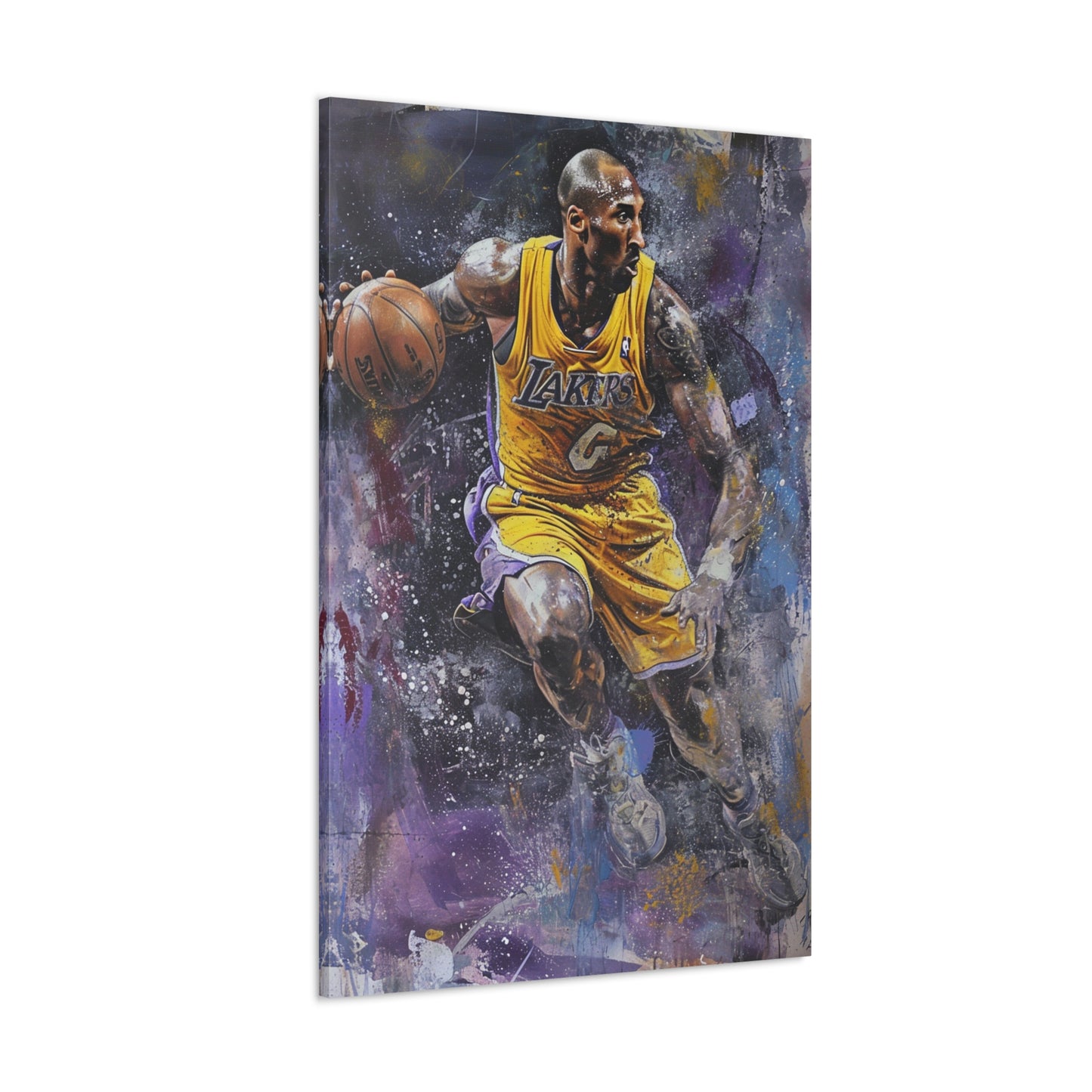 Kobe's Legacy: Artistic Impression in Basketball Mastery - Athletic Expressions Canvas