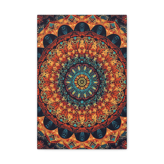 Vibrant Tranquility - Psychedelica Canvas