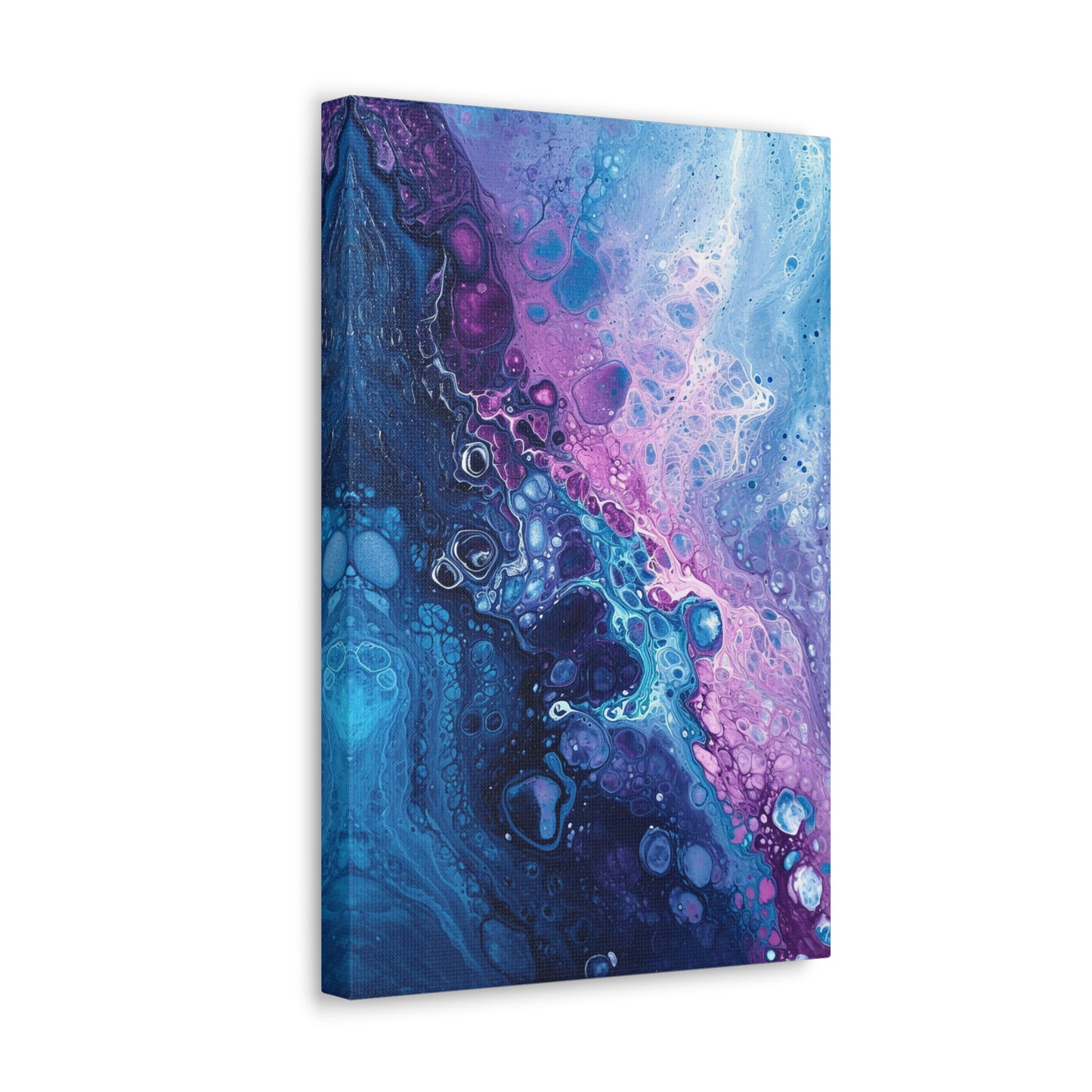 Aqua Fusion - Abstract Harmony Canvas