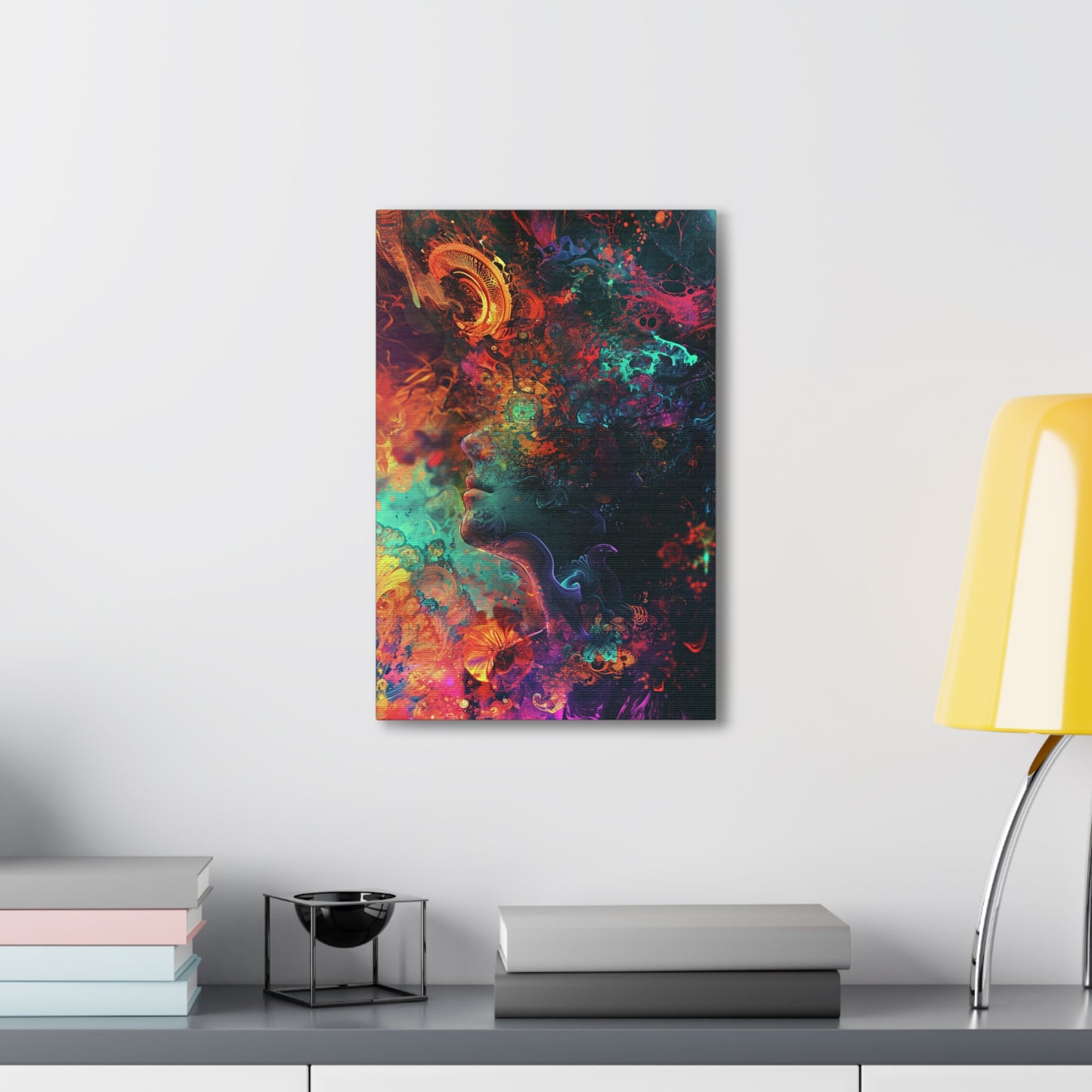 Mindscapes: A Journey Within - Abstract Harmony Canvas