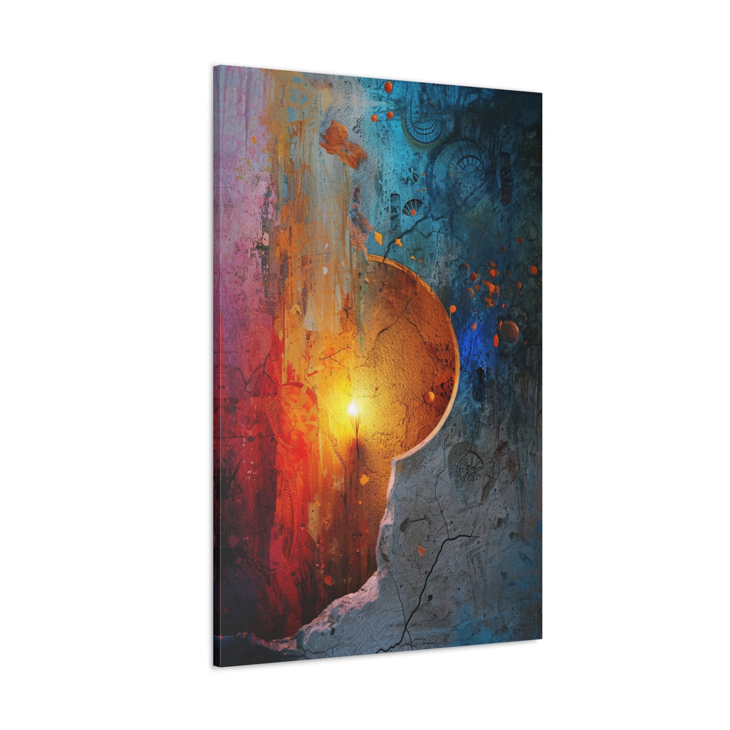 Revealing Radiance - Abstract Harmony Canvas