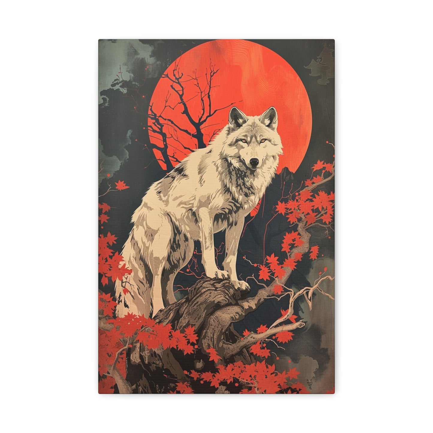 Ephemeral Wilderness - Ukiyo-e Canvas