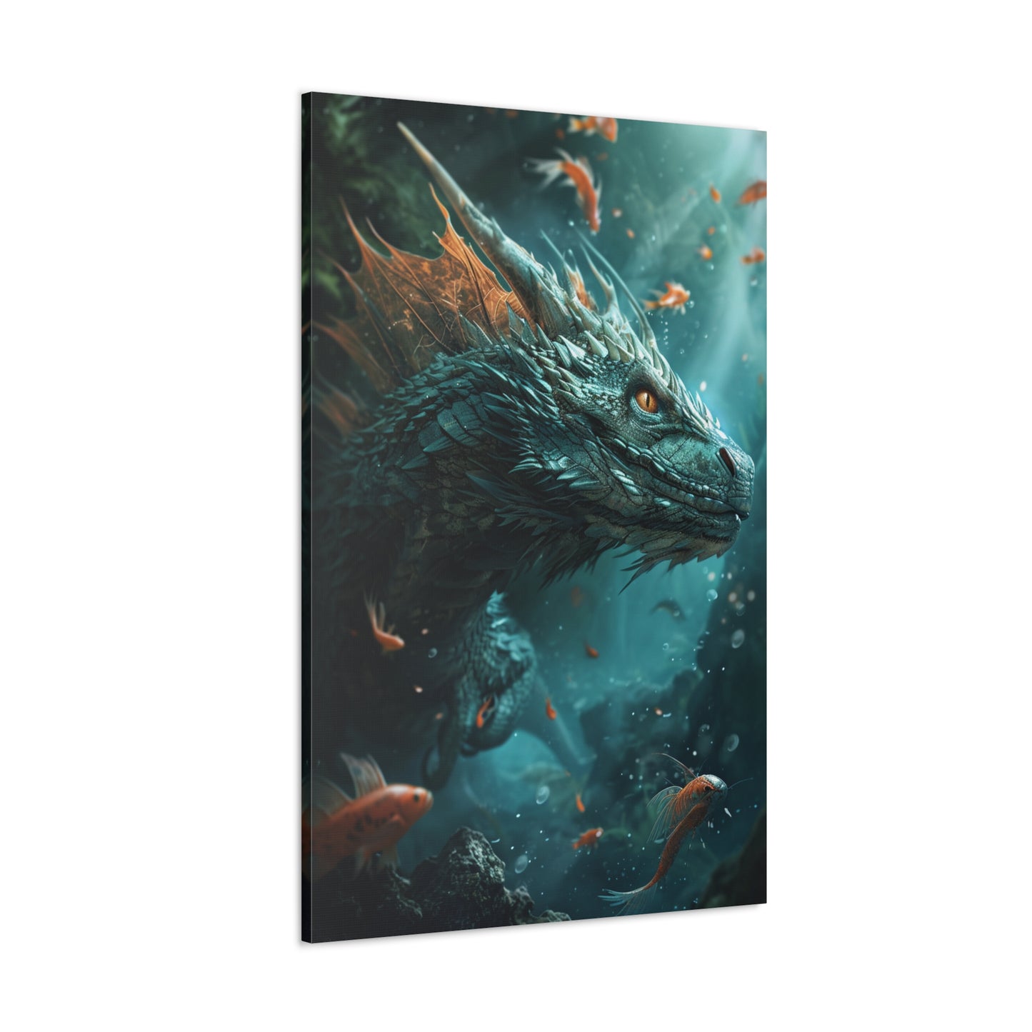 Aqua Sovereign: Guardian of the Ocean's Depths - Creatures from Beyond Canvas