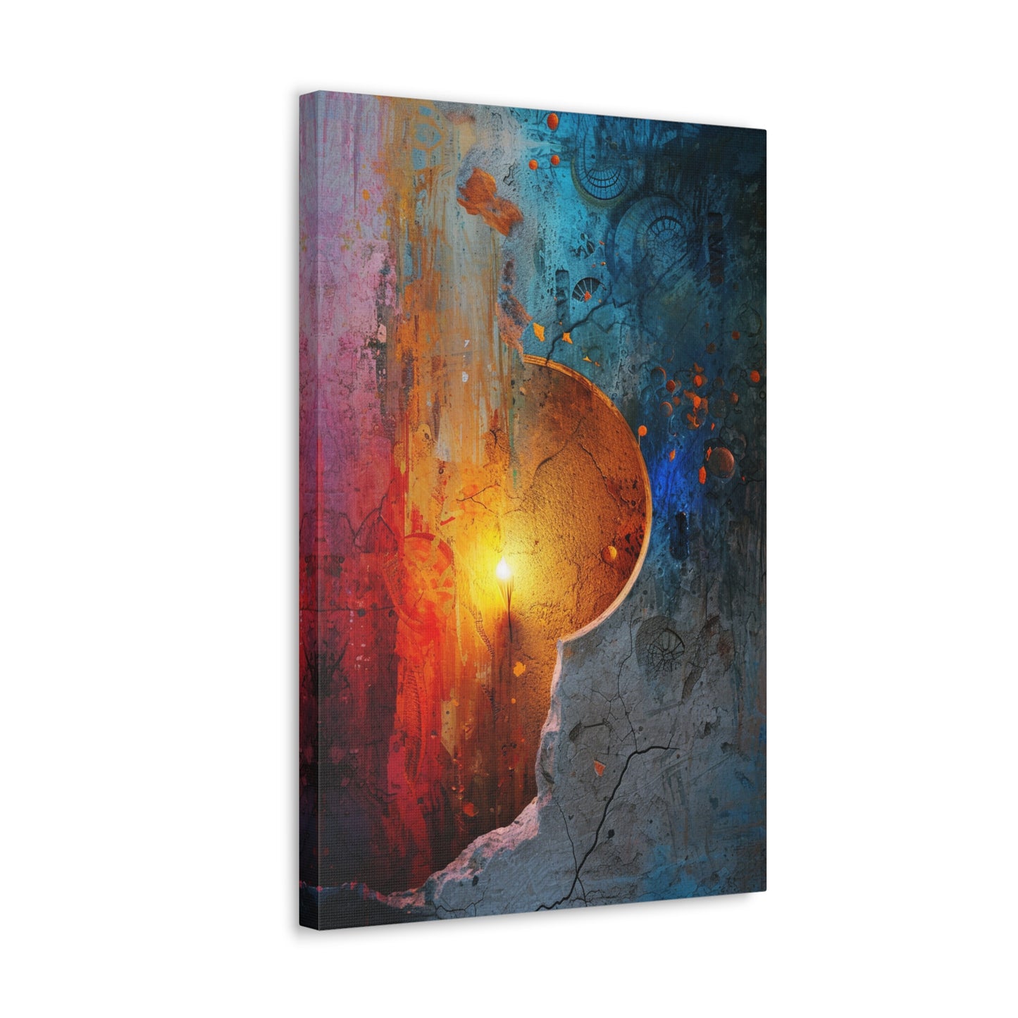 Revealing Radiance - Abstract Harmony Canvas