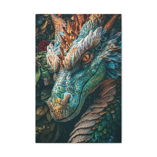 Dragon's Bloom - Creatures From Beyond Canvas