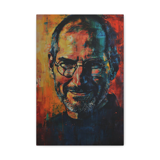 Innovator's Palette: Steve Jobs' Visionary Strokes - Pop Culture Magic Canvas