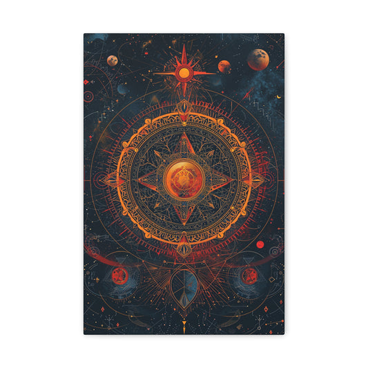 Solar Harmonics - Celestial Dreams Canvas