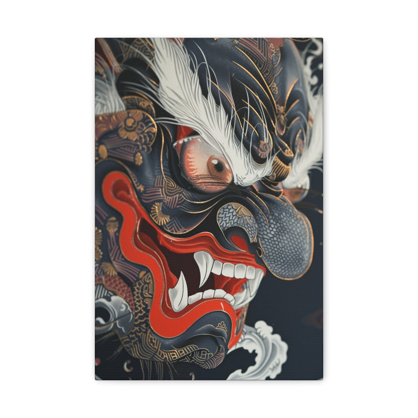 Shadowed Guardian - Ukiyo-e Canvas