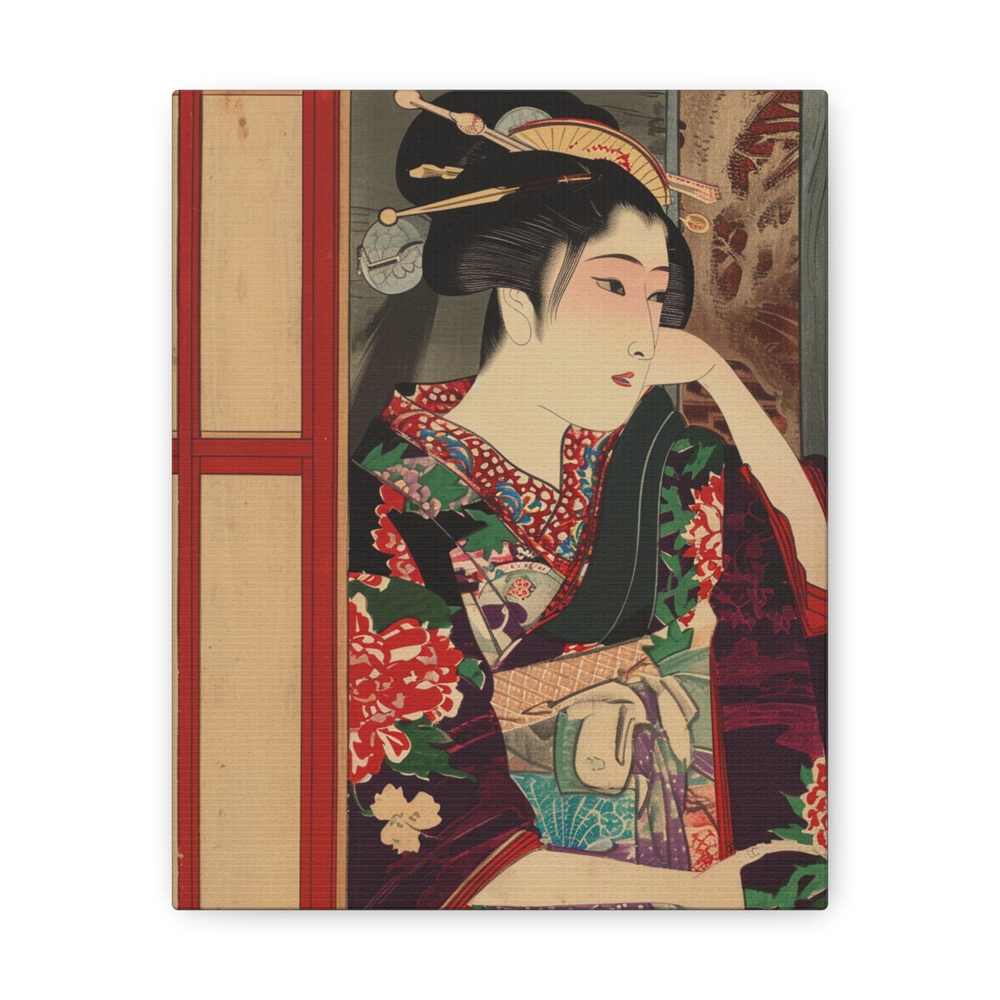 Enchanted Foxfire - Ukiyo-e Canvas