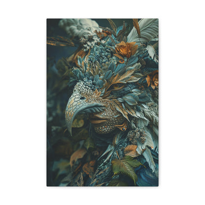 Verdant Enigma: Foliage-Adorned Chimera - Creatures From Beyond Canvas