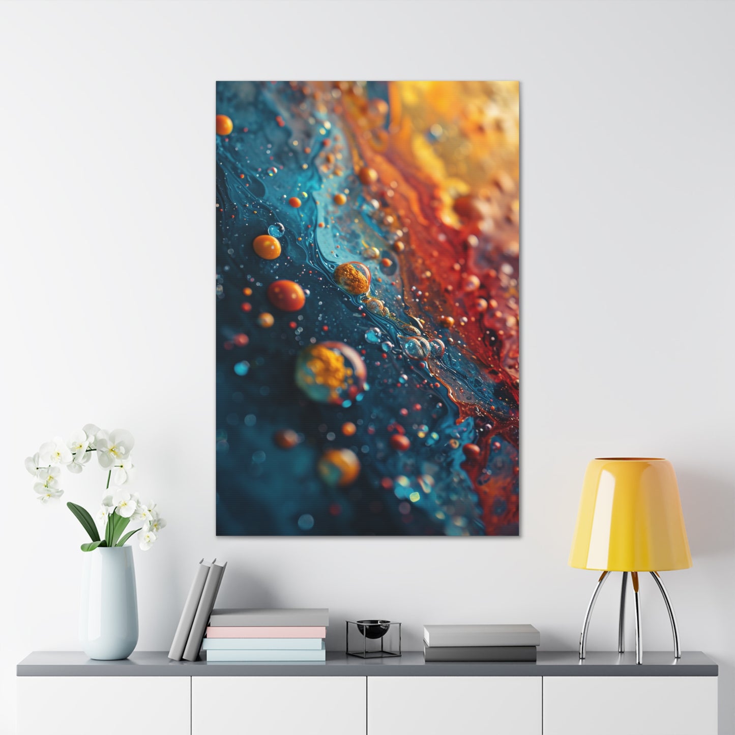 Ephemeral Effervescence - Abstract Harmony Canvas